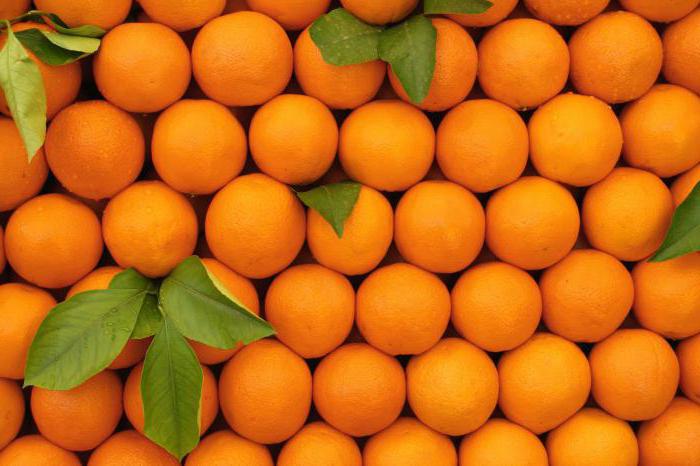 Апельсін каларыйнасць на 100 грам