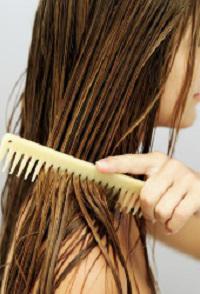 Mittel zur Reinigung gelb Haar