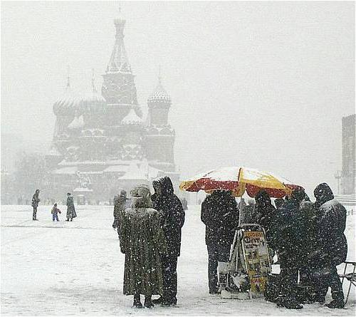 气候的莫斯科