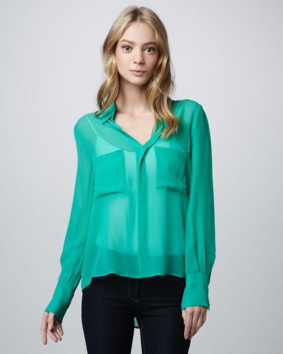 chiffon blouse pattern
