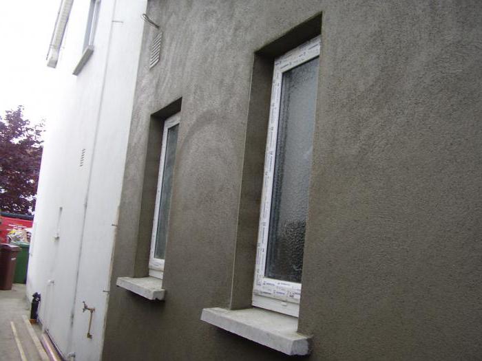 el Estuco de fachada de cemento: el precio