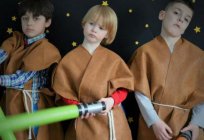 Hero Jedi costume for kids with your own hands