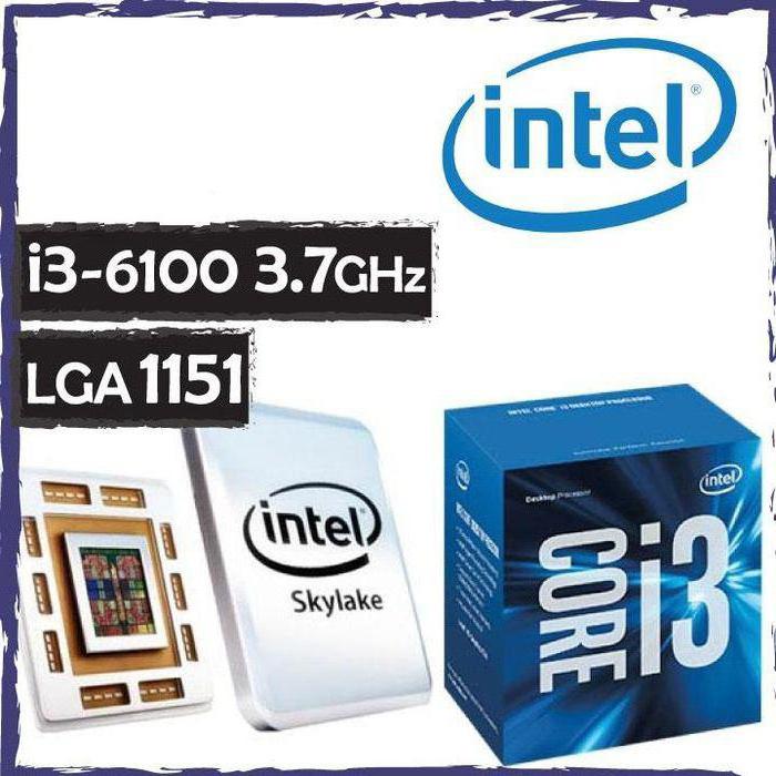 працэсар Intel Core i3-6100