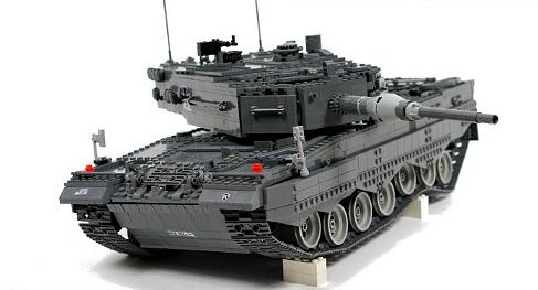 Model tank leopard