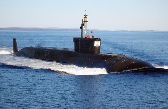 un submarino nuclear vladimir мономах