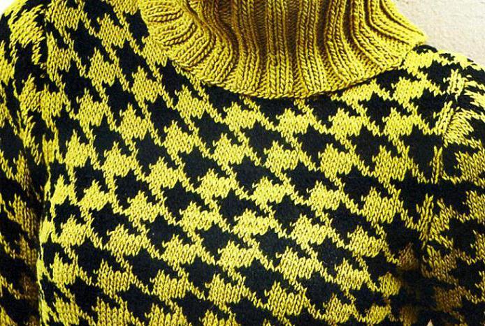 pata de ganso padrão de crochet