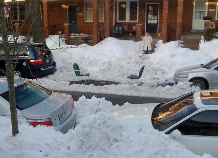 parking w zimie na trawniku