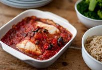 Red cod: recipes. Red cod, baked in the oven