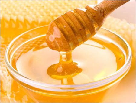 一个奶油的蜂蜜制造