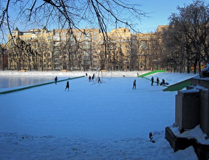 estanque del patriarca estanques pista de patinaje sobre hielo
