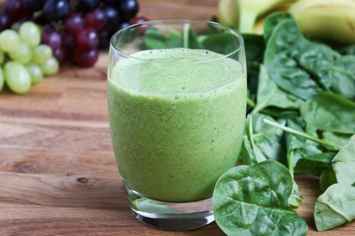 smoothies with spinach and yogurt