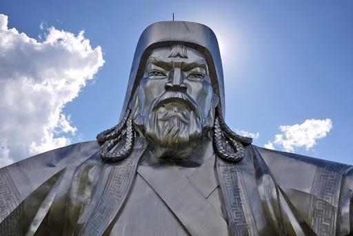 monumento чингисхану mongolia foto