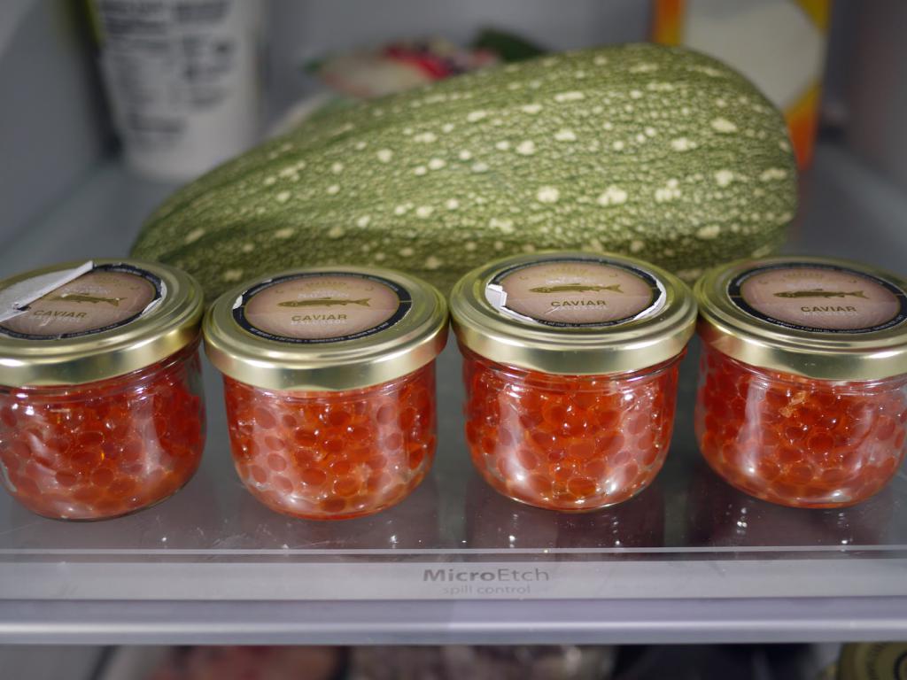 how to pickle salmon caviar