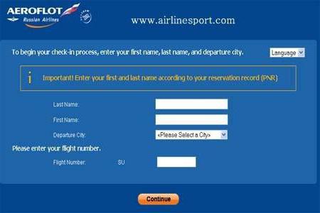 aeroflot facturación