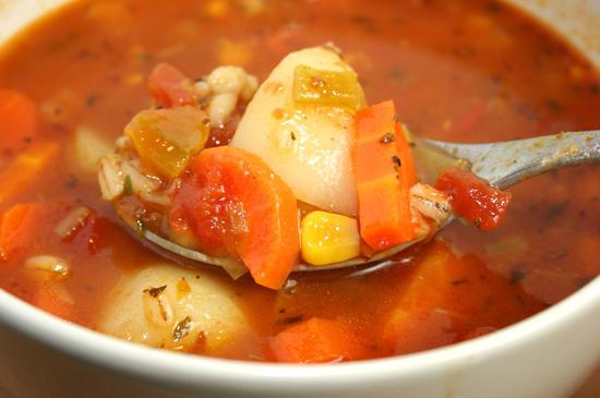 Rezepte-Suppen mit Gerste Foto