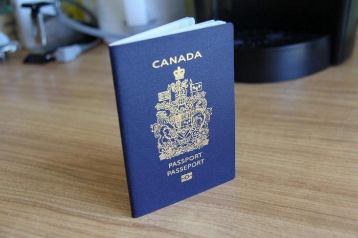 加拿大护照的照片