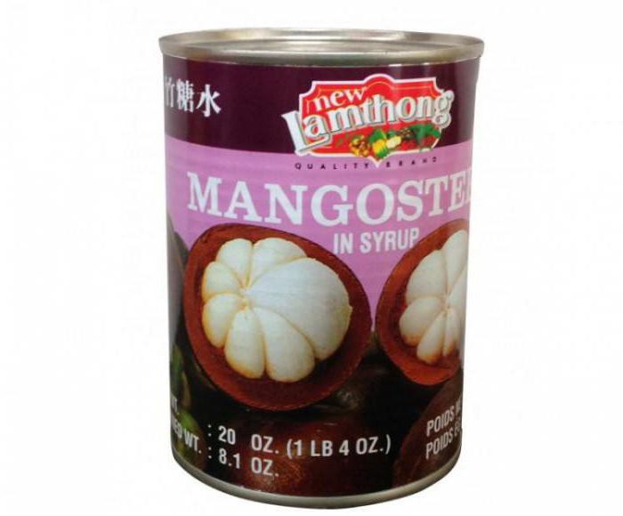 Mangostan-Frucht Sirup Real-rezension