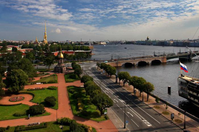 Trindade área em São Petersburgo