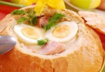 Como hacer żurek (polaco sopa): recetas de cocina
