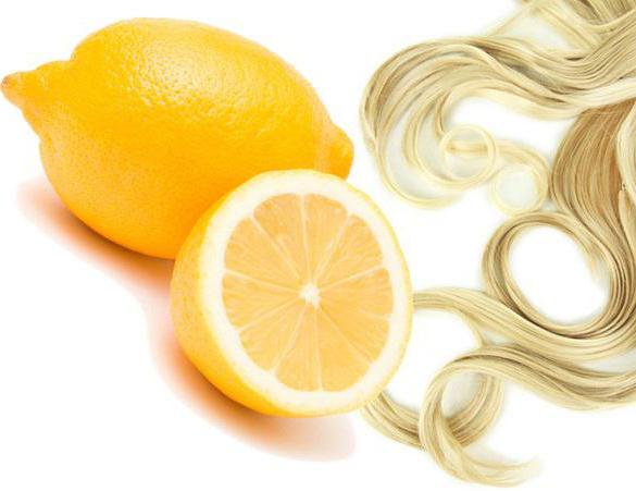 лимон для волосся