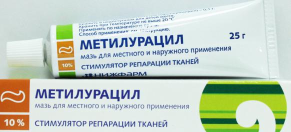 methyluracyl مرهم تعليمات الاستخدام