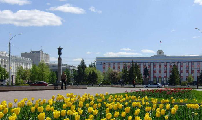 die Hauptstadt von Altai Barnaul