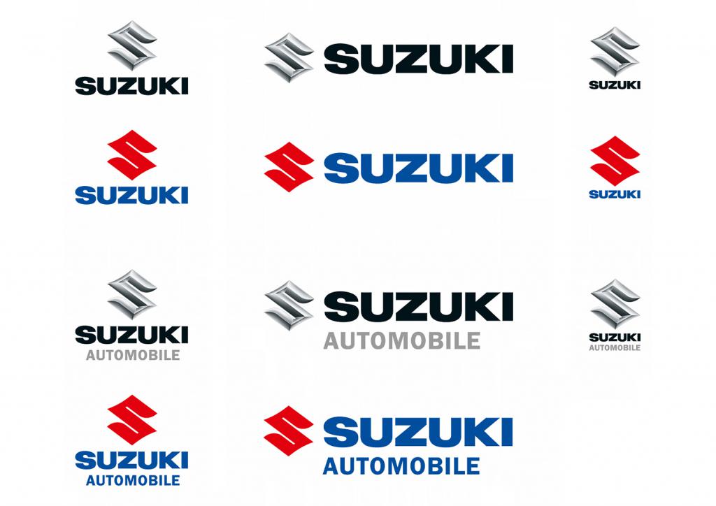the logo of the Suzuki brand