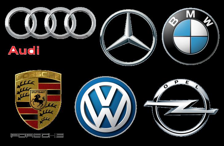 Logos of German cars