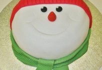 Новорічний торт «Сніговик»: рецепт, фото