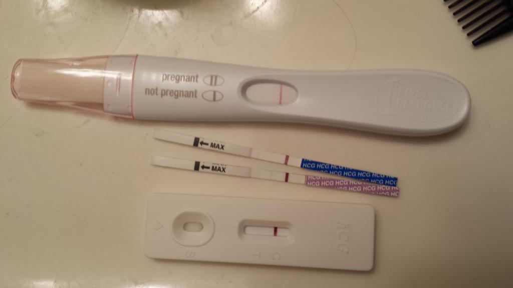 Diferentes testes de gravidez