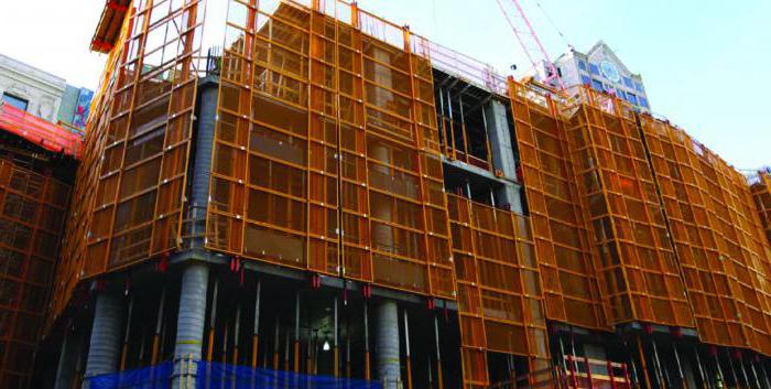 mesh facade construction protective camouflage