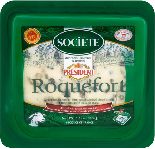 Embalagem de queijo Roquefort