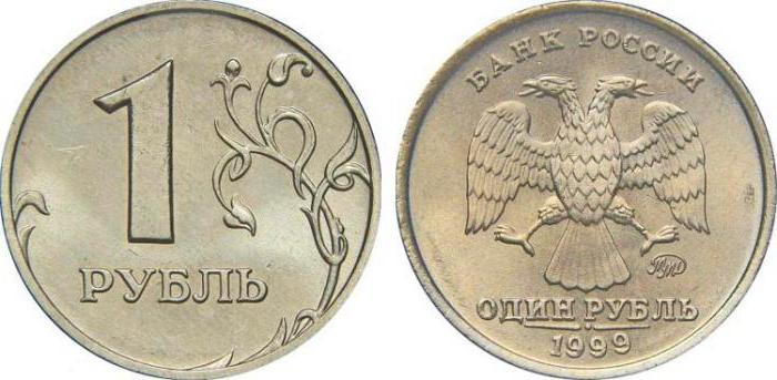 wie viel kostet 1 Rubel 1999
