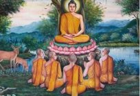 Buddhist monks - the followers of the ancient religions of the world