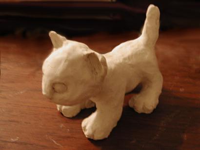 how to make a cat out of plasticine