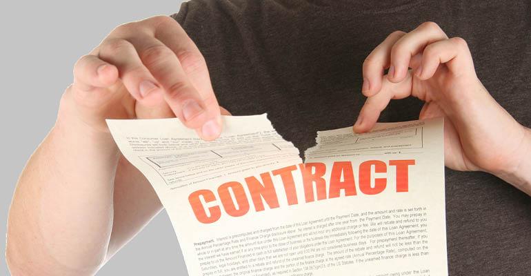 breaking the contract