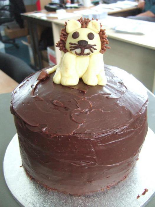 Kuchen mit dem Löwen