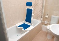 Bath seat for disabled and elderly people - characteristics and types