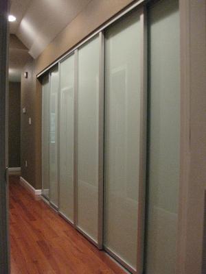 built-in wardrobe in the hall photo