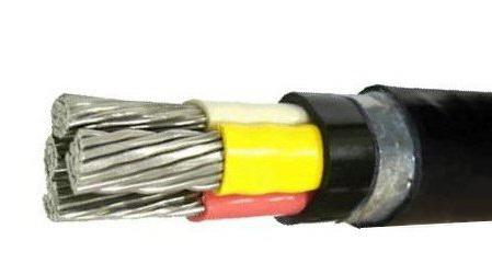 电源电缆的铠装用于安装在地面