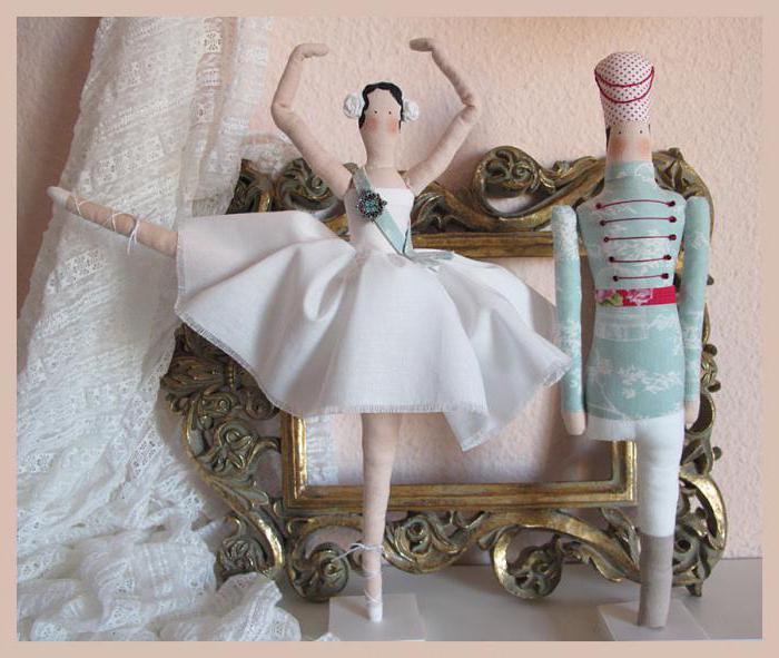 doll ballerina with his hands