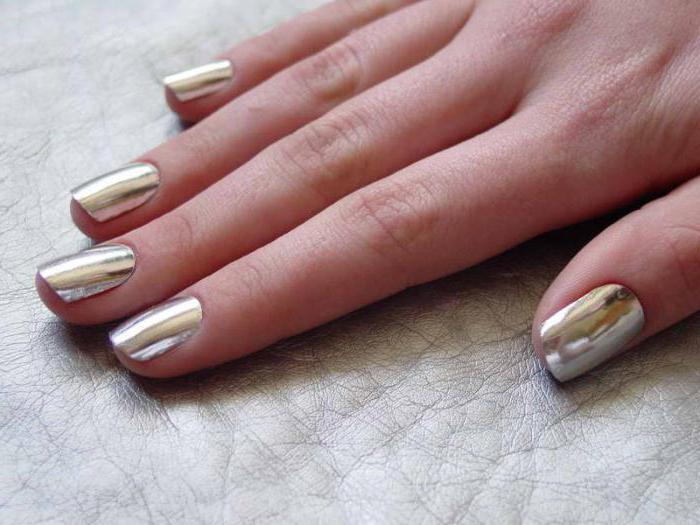 manicure metallic