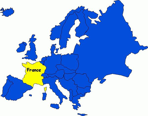 де на карті франція