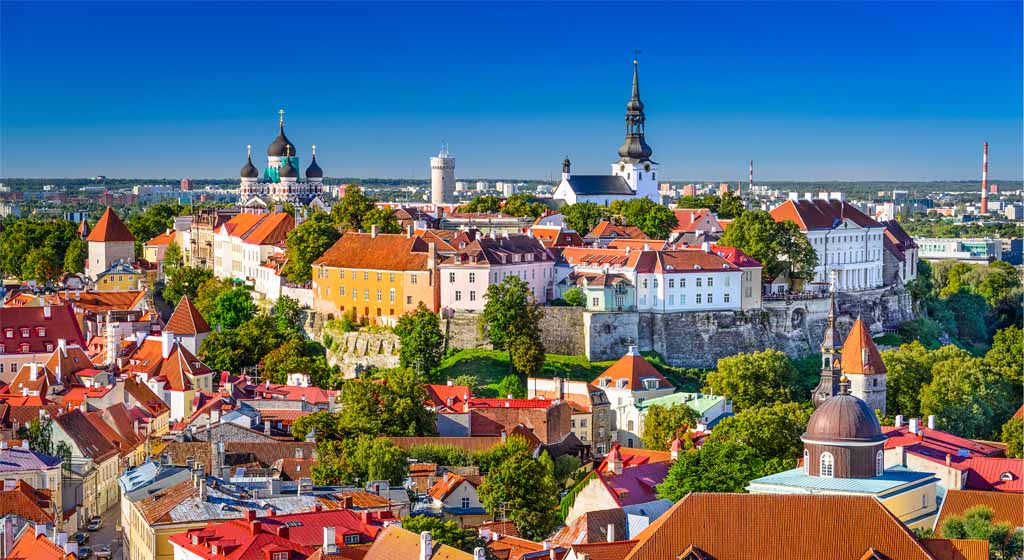 Beautiful city of Tallinn