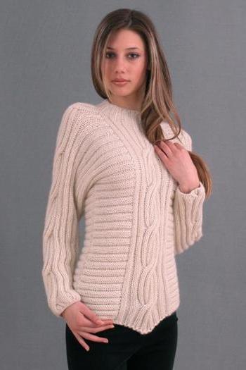 um suéter de cashmere