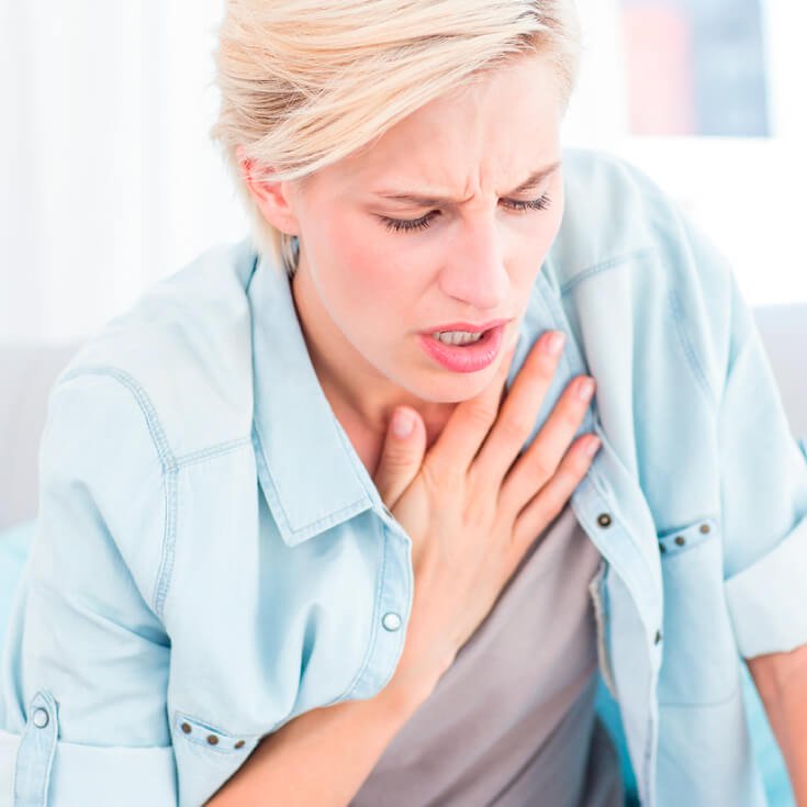 сімптомы бранхіяльнай астмы ў дарослых