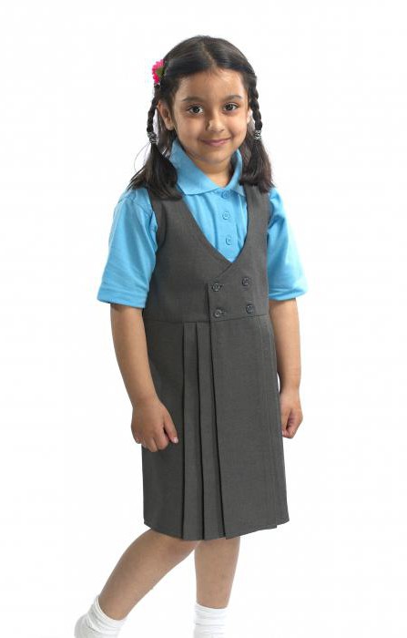 modelo escolar de vestidos para meninas