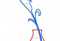 Як намалювати квітку у вазі олівцем