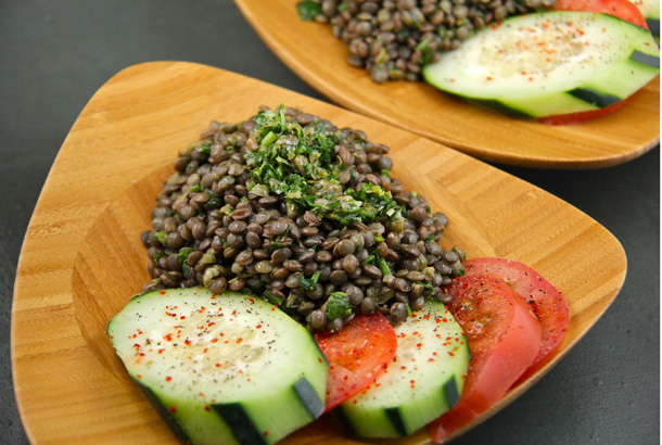 Proper nutrition with lentils