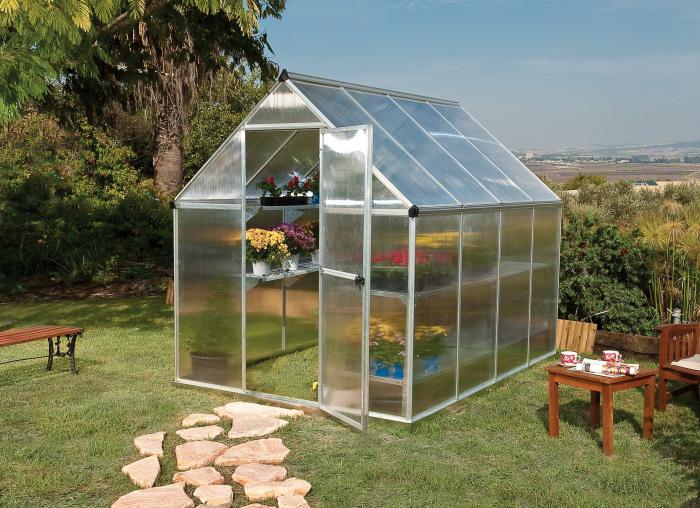 processing polycarbonate greenhouses from spring pests